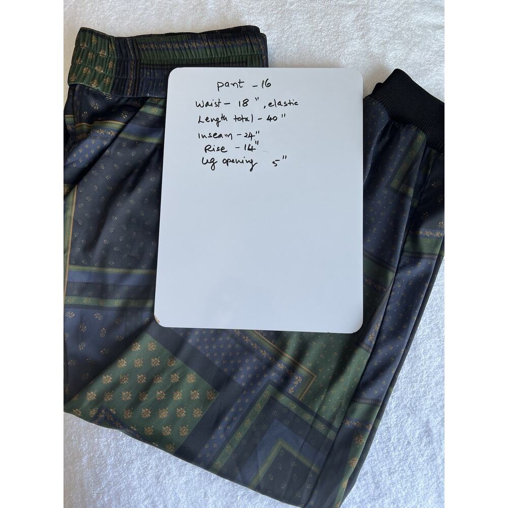 Veronica Beard Avamere Patchwork effect track jogger Pants,2 pockets Size 16 - Picture 6 of 13